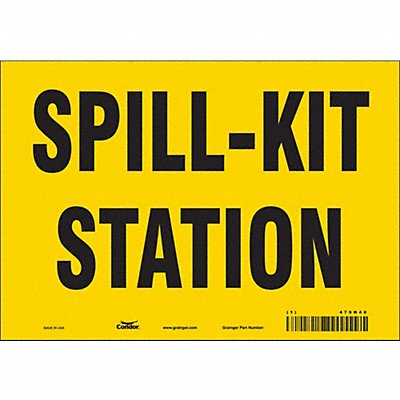 Safety Sign 7 in x 10 in Vinyl