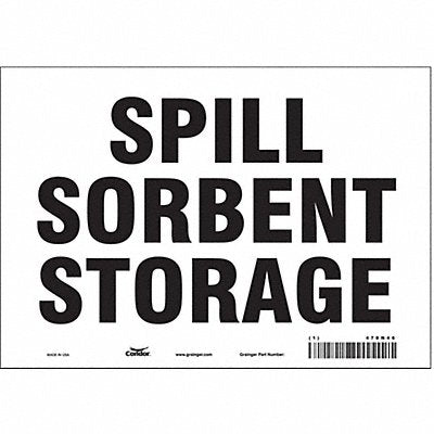 Safety Sign 7 in x 10 in Vinyl