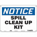 Safety Sign 10 in x 14 in Polyethylene