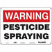 Safety Sign 10 inx14 in Polyethylene