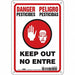 J8483 Safety Sign 10 inx7 in Aluminum