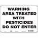 Safety Sign 10 in x 14 in Polyethylene