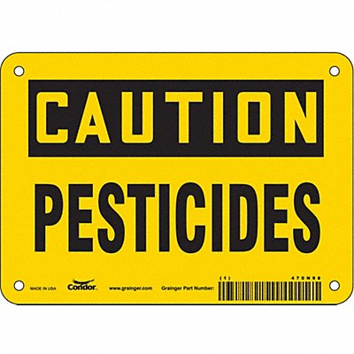 Safety Sign 5 inx7 in Vinyl