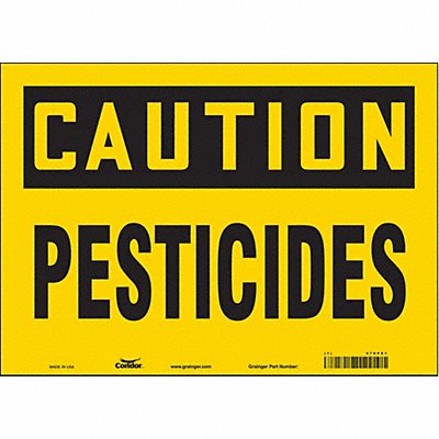 Safety Sign 10 inx14 in Vinyl