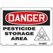 Safety Sign 10 inx14 in Aluminum
