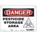 Safety Sign 7 inx10 in Polyethylene