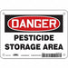 Safety Sign 5 in x 7 in Vinyl