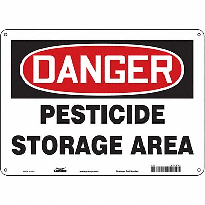 Safety Sign 10 inx14 in Vinyl