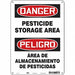 Safety Sign 14 inx10 in Polyethylene