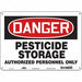 Safety Sign 10 inx14 in Aluminum