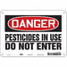 Safety Sign 7 inx10 in Polyethylene
