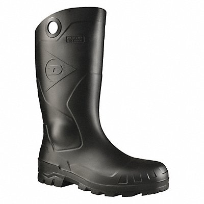 J6898 Rubber Boot Unisex 6 Knee Black PR