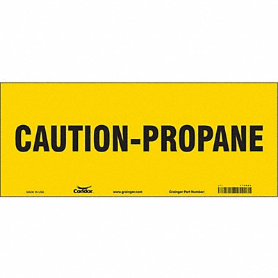 Safety Sign 7 in x 17 in Vinyl