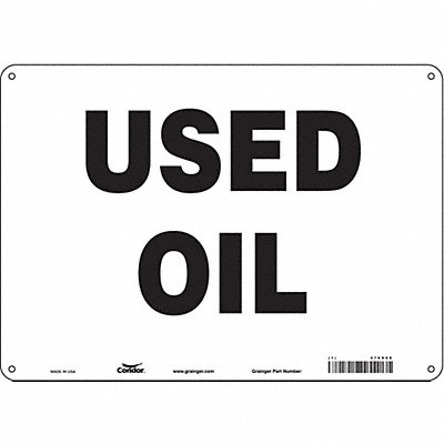 J7036 Safety Sign 10 inx14 in Polyethylene