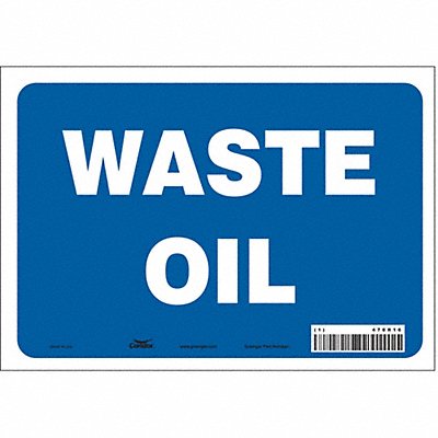 J8138 Safety Sign 7 inx10 in Vinyl