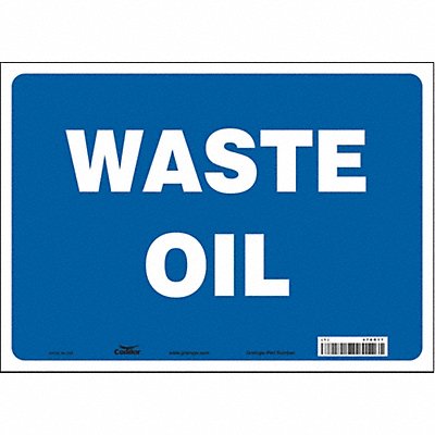 J8138 Safety Sign 10 inx14 in Vinyl
