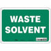 Safety Sign 7 in x 10 in Aluminum