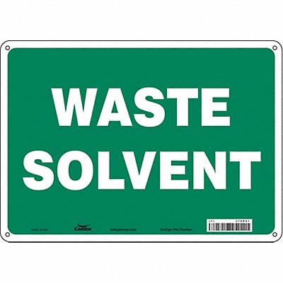 Safety Sign 10 in x 14 in Polyethylene