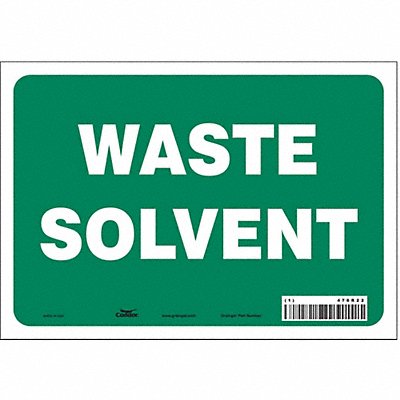 Safety Sign 7 in x 10 in Vinyl
