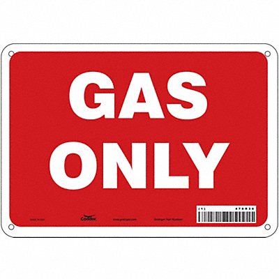 Safety Sign 7 in x 10 in Aluminum