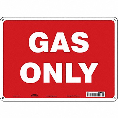 Safety Sign 10 in x 14 in Polyethylene