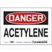 Safety Sign 5 in x 7 in Vinyl