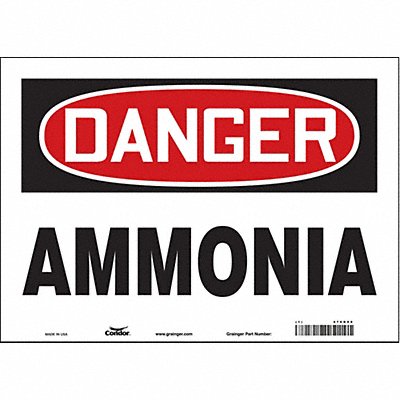 Safety Sign 10 inx14 in Vinyl