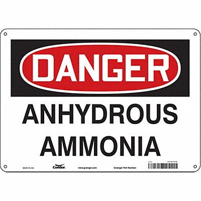 Safety Sign 10 inx14 in Aluminum