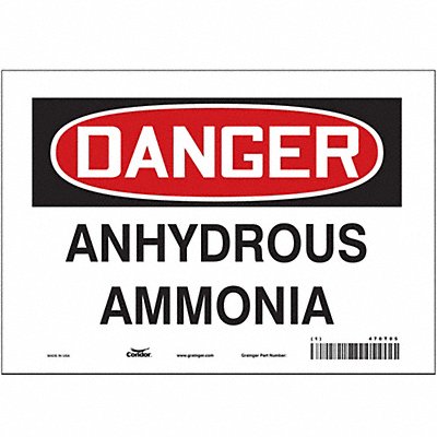 Safety Sign 7 inx10 in Vinyl
