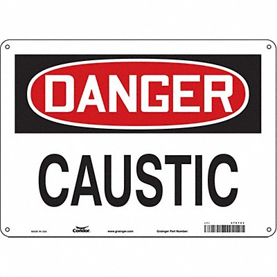 Safety Sign 10 inx14 in Aluminum