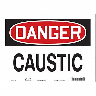 Safety Sign 10 inx14 in Vinyl