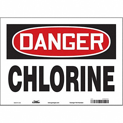 Safety Sign 10 inx14 in Vinyl