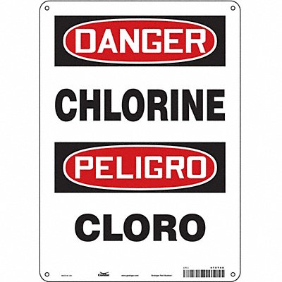 Safety Sign 14 inx10 in Polyethylene