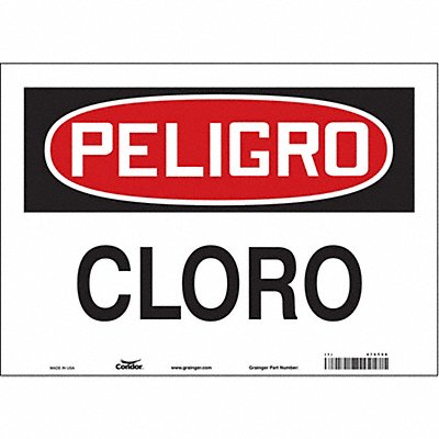 Safety Sign 10 in x 14 in Vinyl
