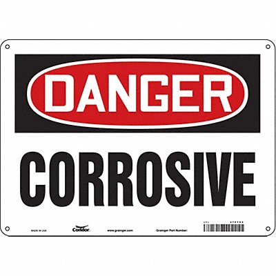 J6919 Safety Sign 10 inx14 in Polyethylene