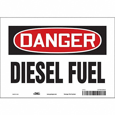 J6920 Safety Sign 7 inx10 in Vinyl