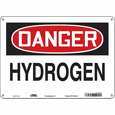 Safety Sign 10 in x 14 in Aluminum