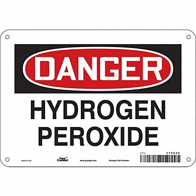 Safety Sign 7 in x 10 in Polyethylene