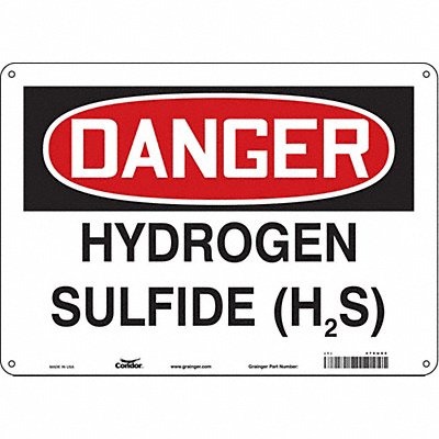Safety Sign 10 inx14 in Aluminum