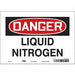 Safety Sign 7 inx10 in Vinyl