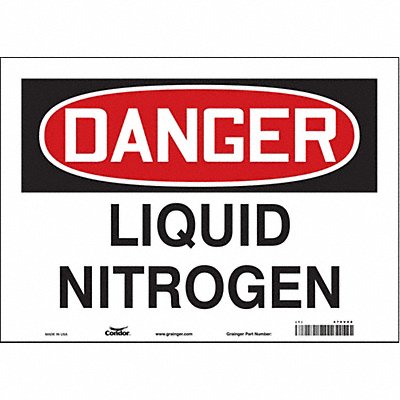Safety Sign 10 inx14 in Vinyl