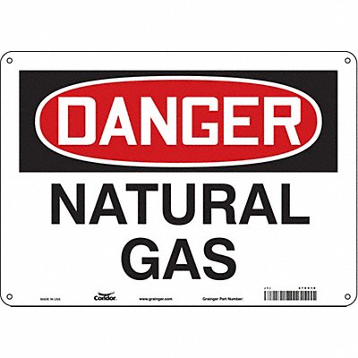 Safety Sign 10 inx14 in Aluminum