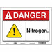 Safety Sign 10 in x 14 in Vinyl