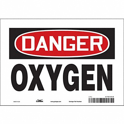 Safety Sign 7 inx10 in Vinyl
