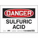 Safety Sign 5 inx7 in Vinyl