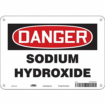 Safety Sign 7 inx10 in Polyethylene