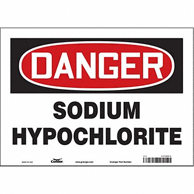 Safety Sign 10 inx14 in Vinyl
