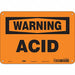 Safety Sign 7 inx10 in Polyethylene