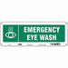 Safety Sign 5 in x 14 in Polyethylene