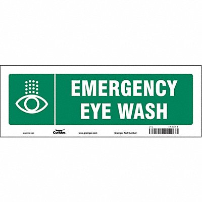 Safety Sign 5 in x 14 in Vinyl